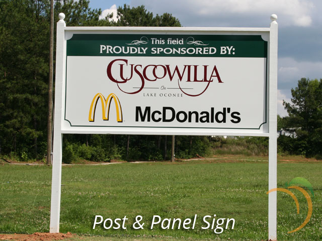 Post & Panel Signs